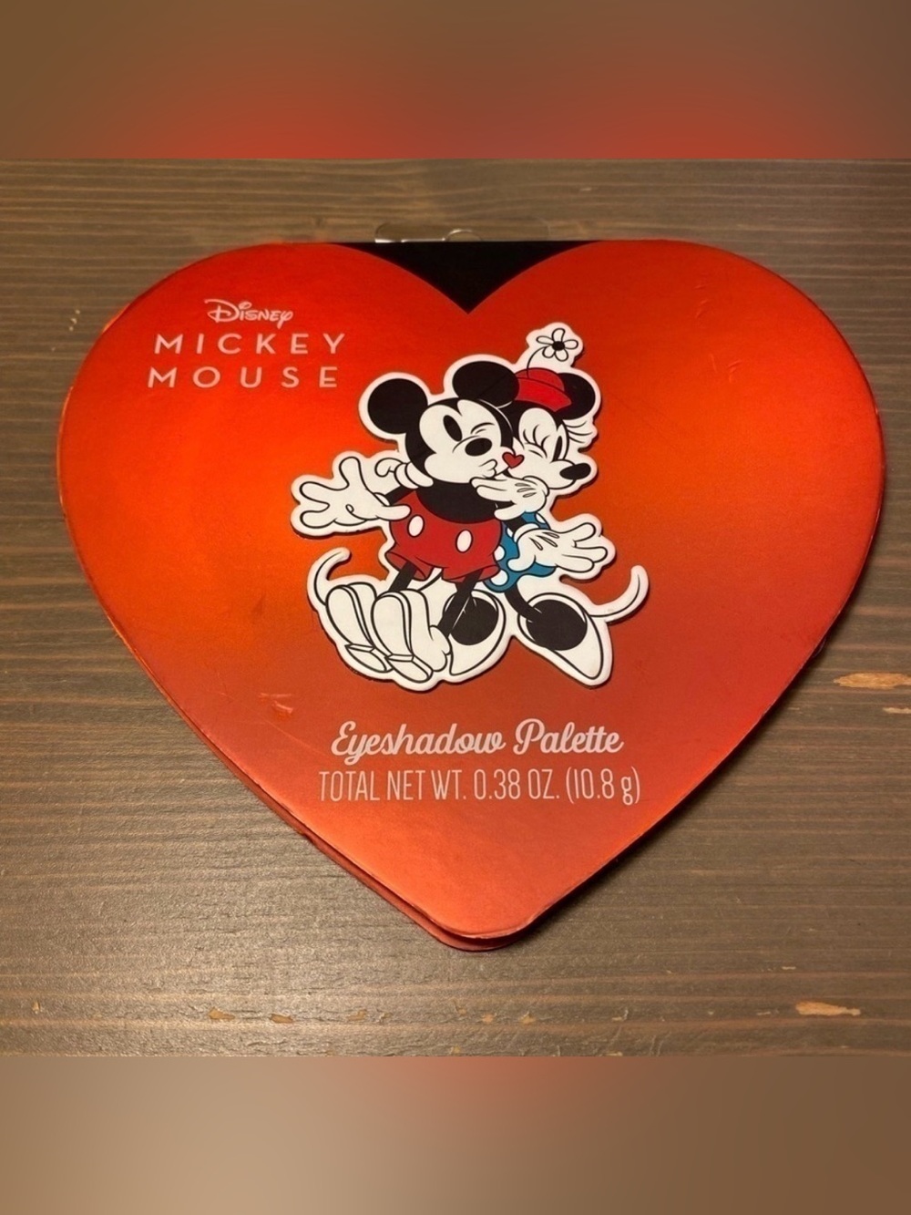 Disney Mickey Mouse Heart Shaped Eyeshadow Palette 12 Shades Warm Neutral NIB